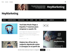 Tablet Screenshot of hoymarketing.com